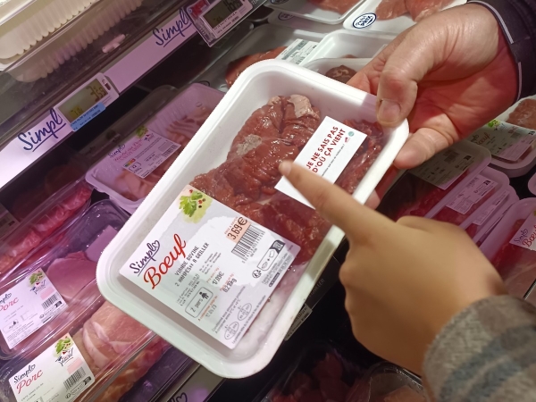 La FDSEA et JA de l’Ain dénoncent la présence de viande étrangère dans les supermarchés  
