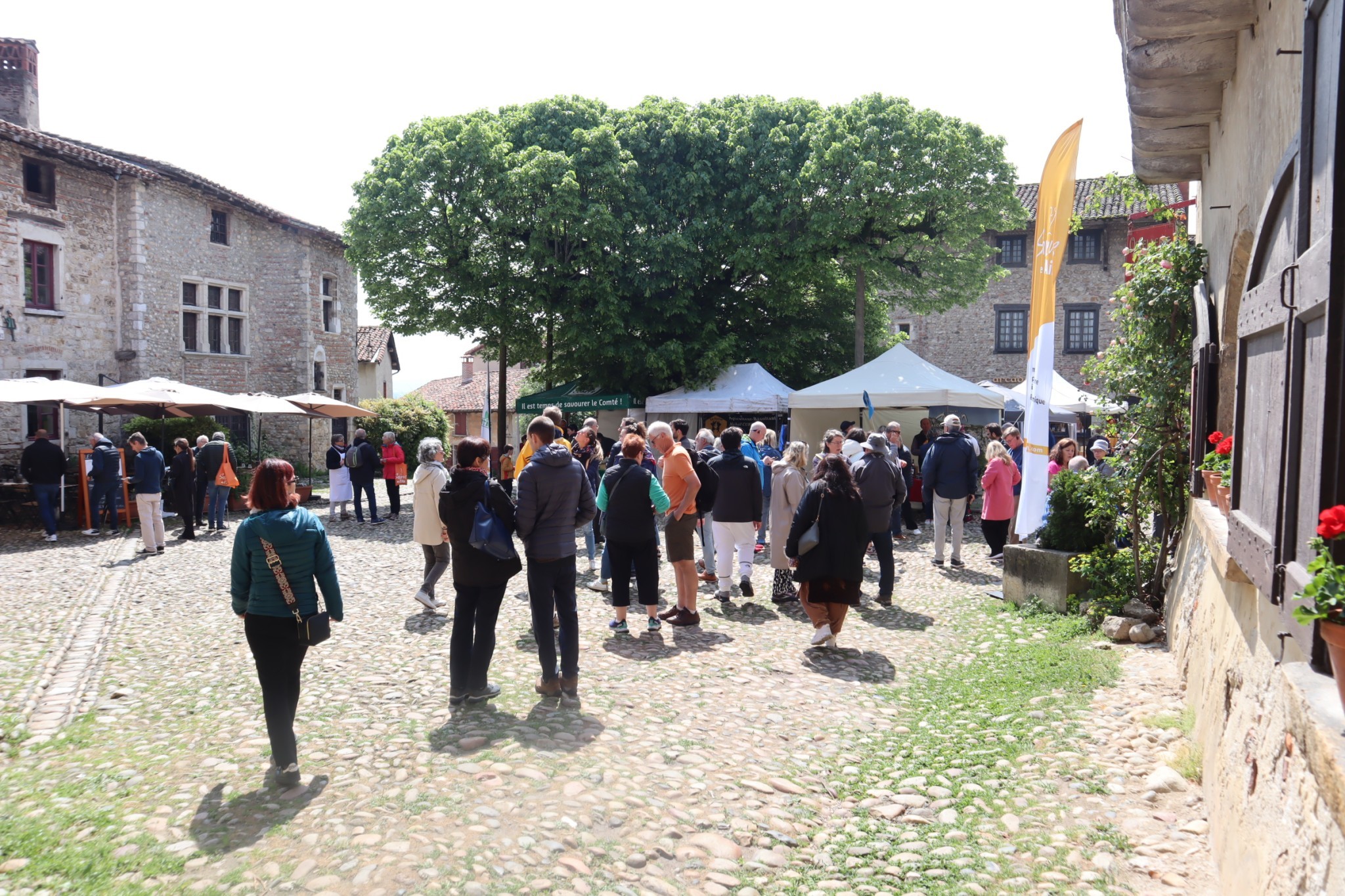 Franc succès pour le marché Saveurs de l’Ain