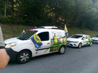 Tour de l'Ain cycliste : l'Ain Agricole dans la caravane